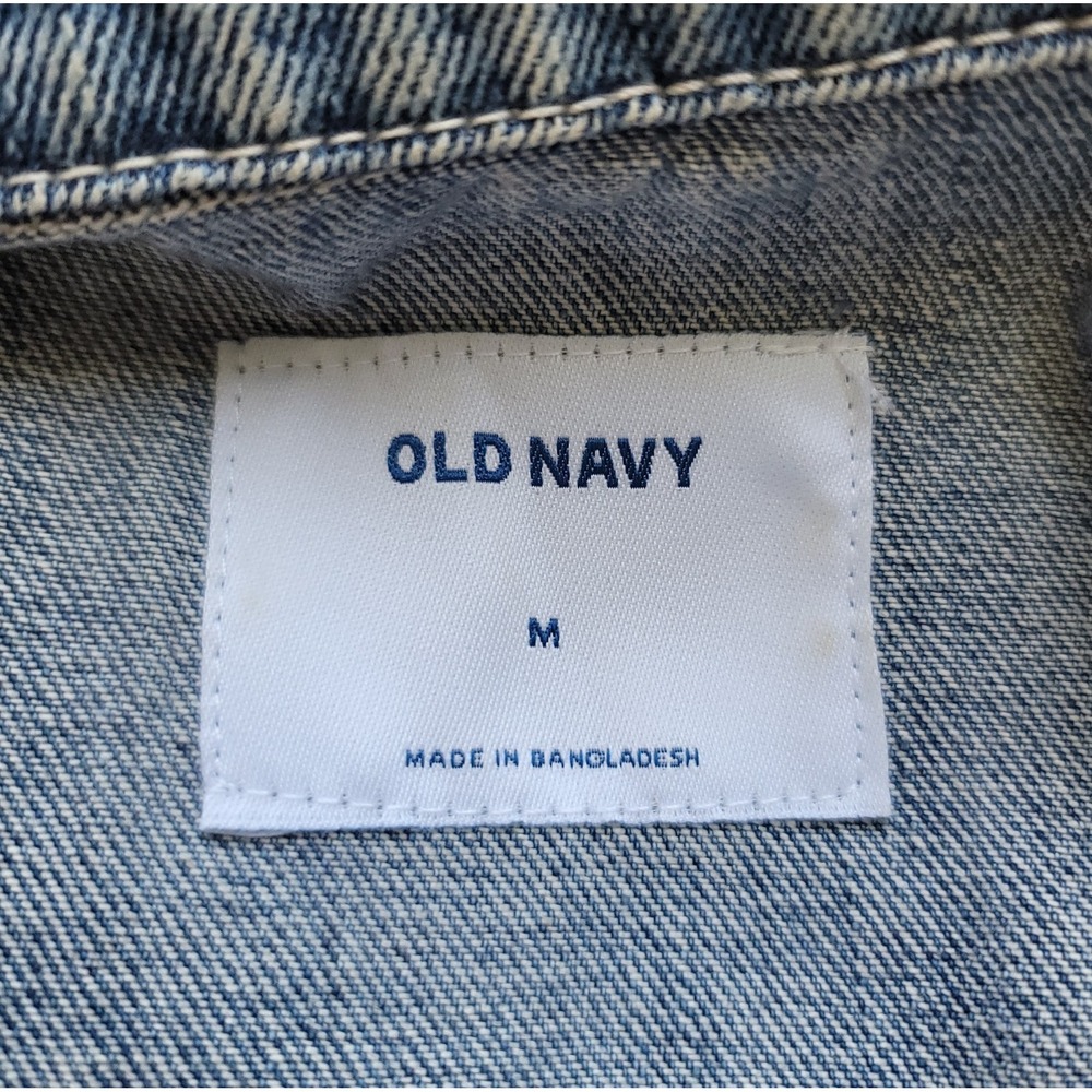 Denim Jacket With American Flag Patch - image 3